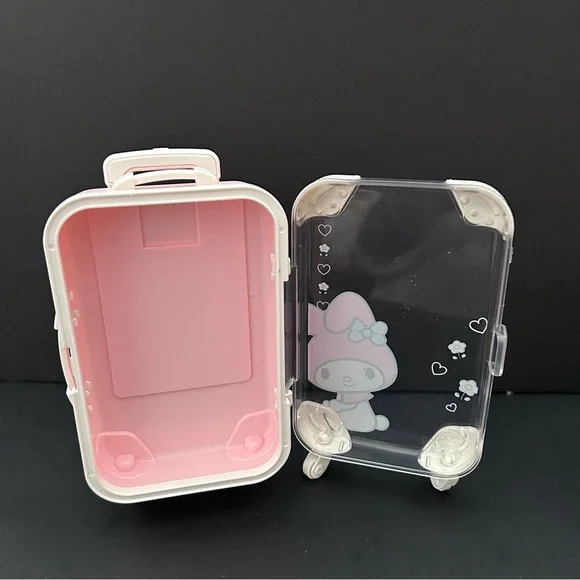 Sanrio pink petit suitcase My Melody 7” H x 4” W x 2” D - Picture 6 of 8